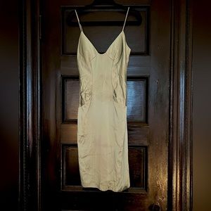 Nicole Miller | 100% silk, ice blue cocktail dress c. 2000 | size 4 🫧💎🍸🧊🪽